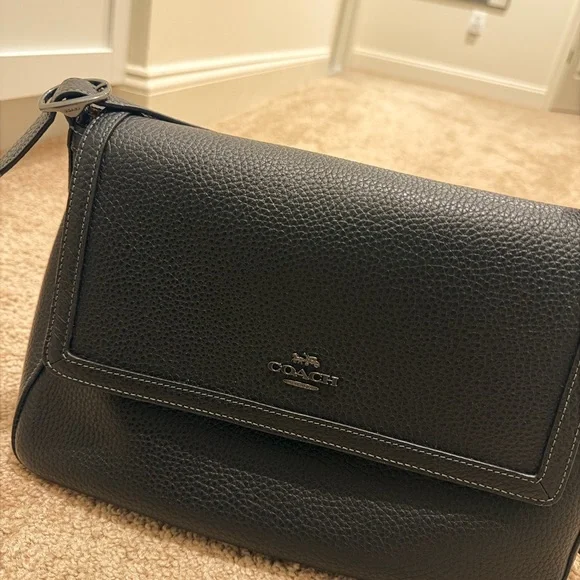 Coach Etta Flap Bag + Backpack Charm - Picture 4 of 15